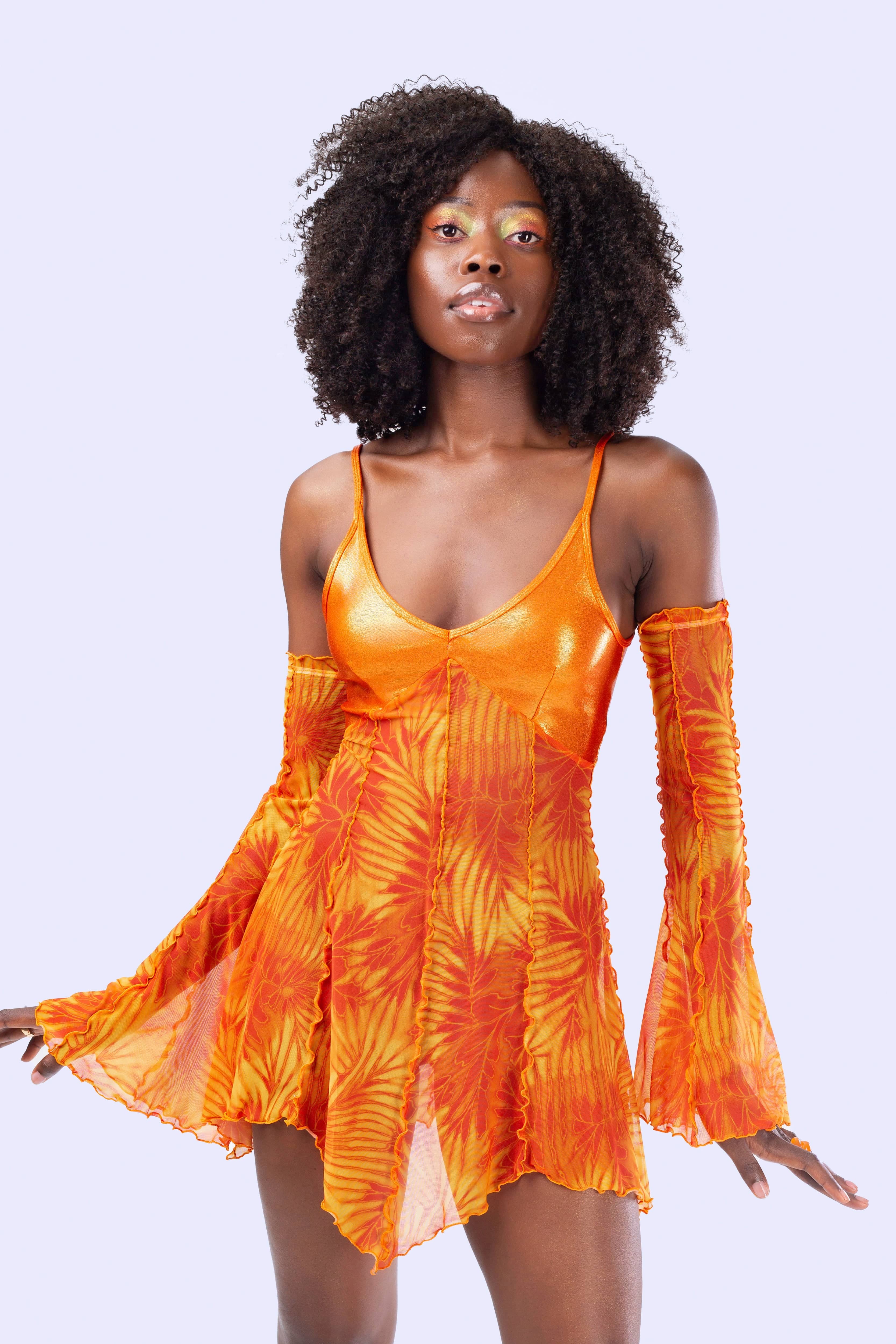 Citrine Tulip Dress - BADINKA