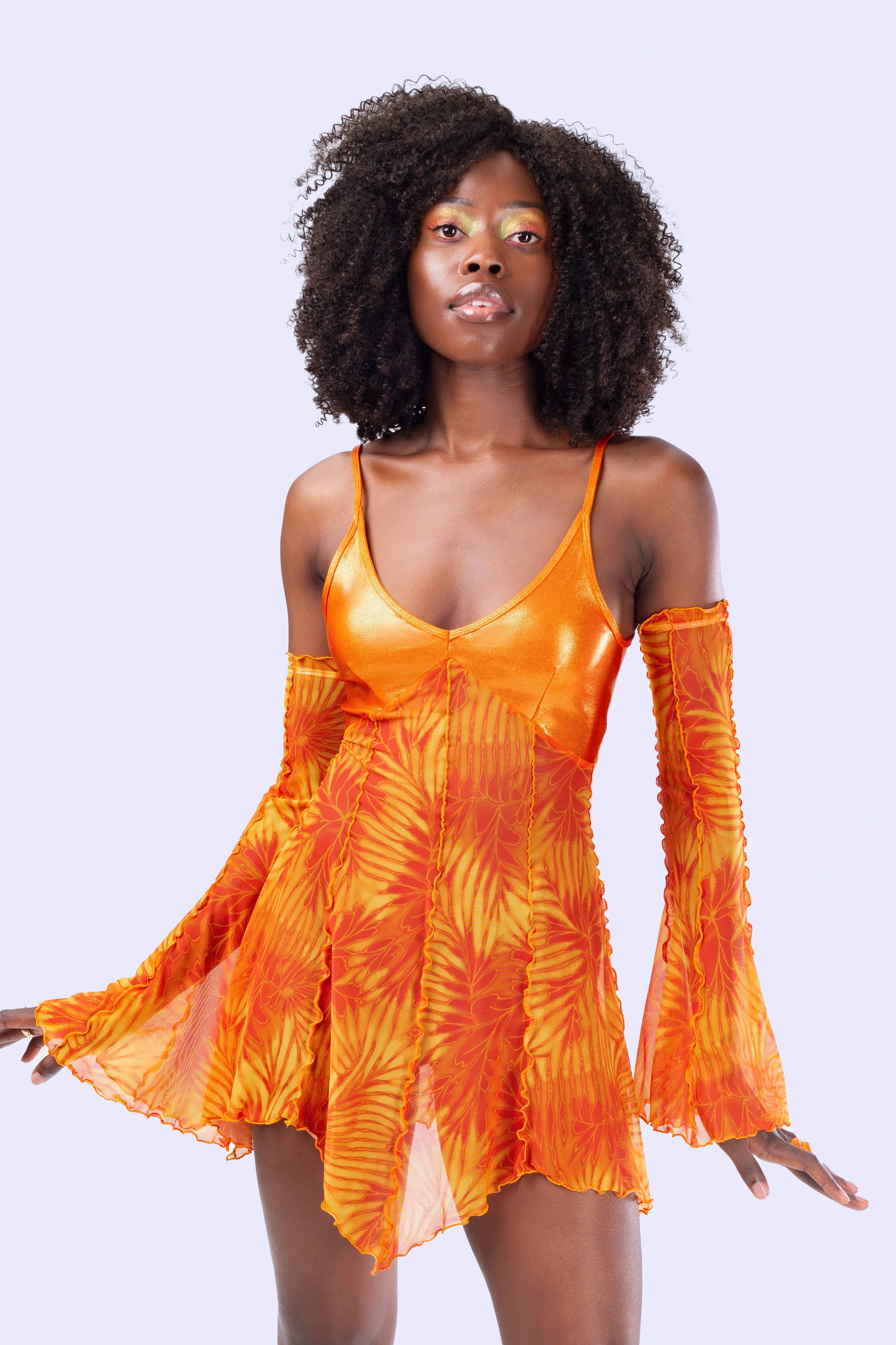 BADINKA Citrine Tulip Dress