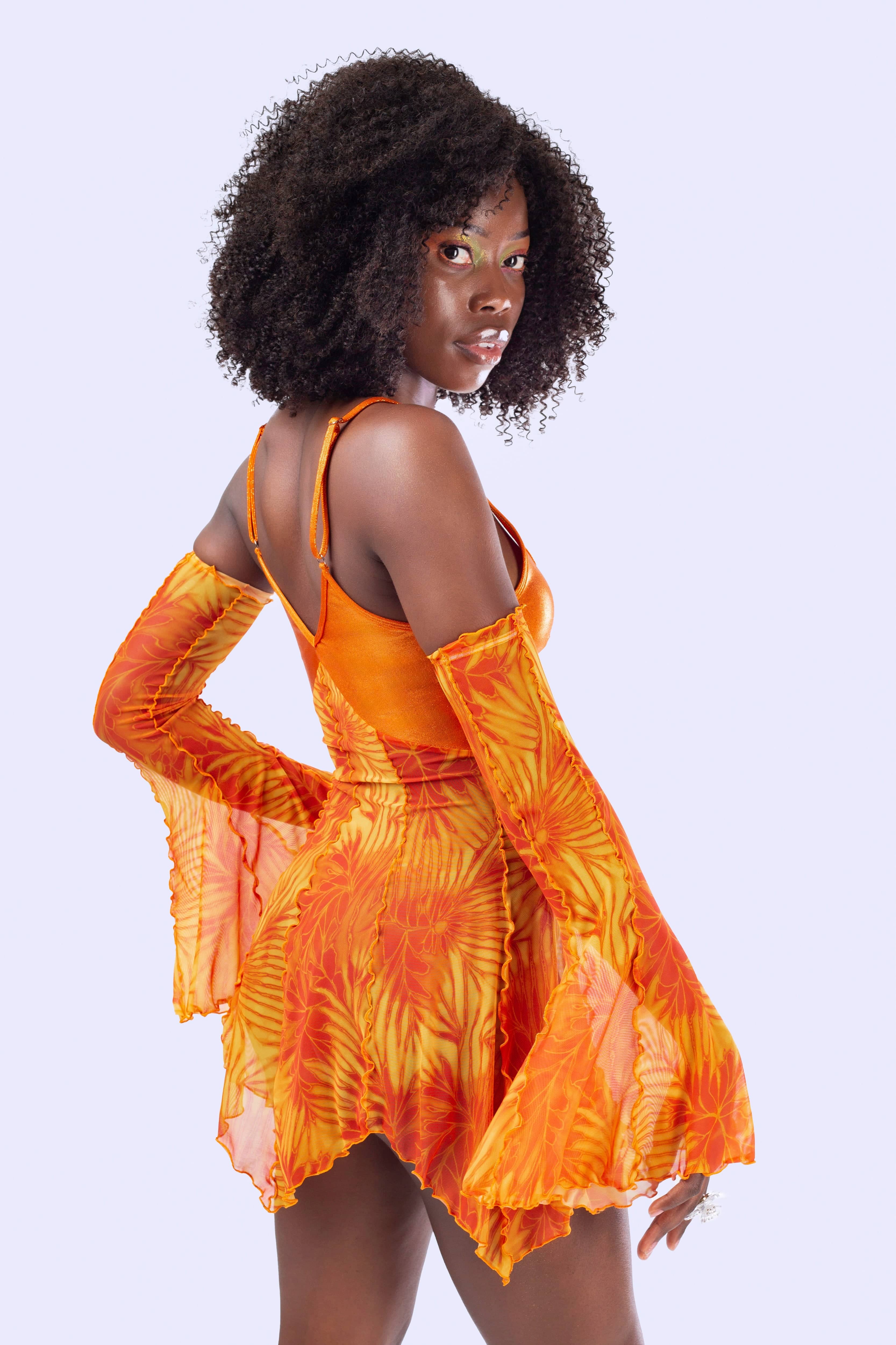 Citrine Tulip Dress - BADINKA