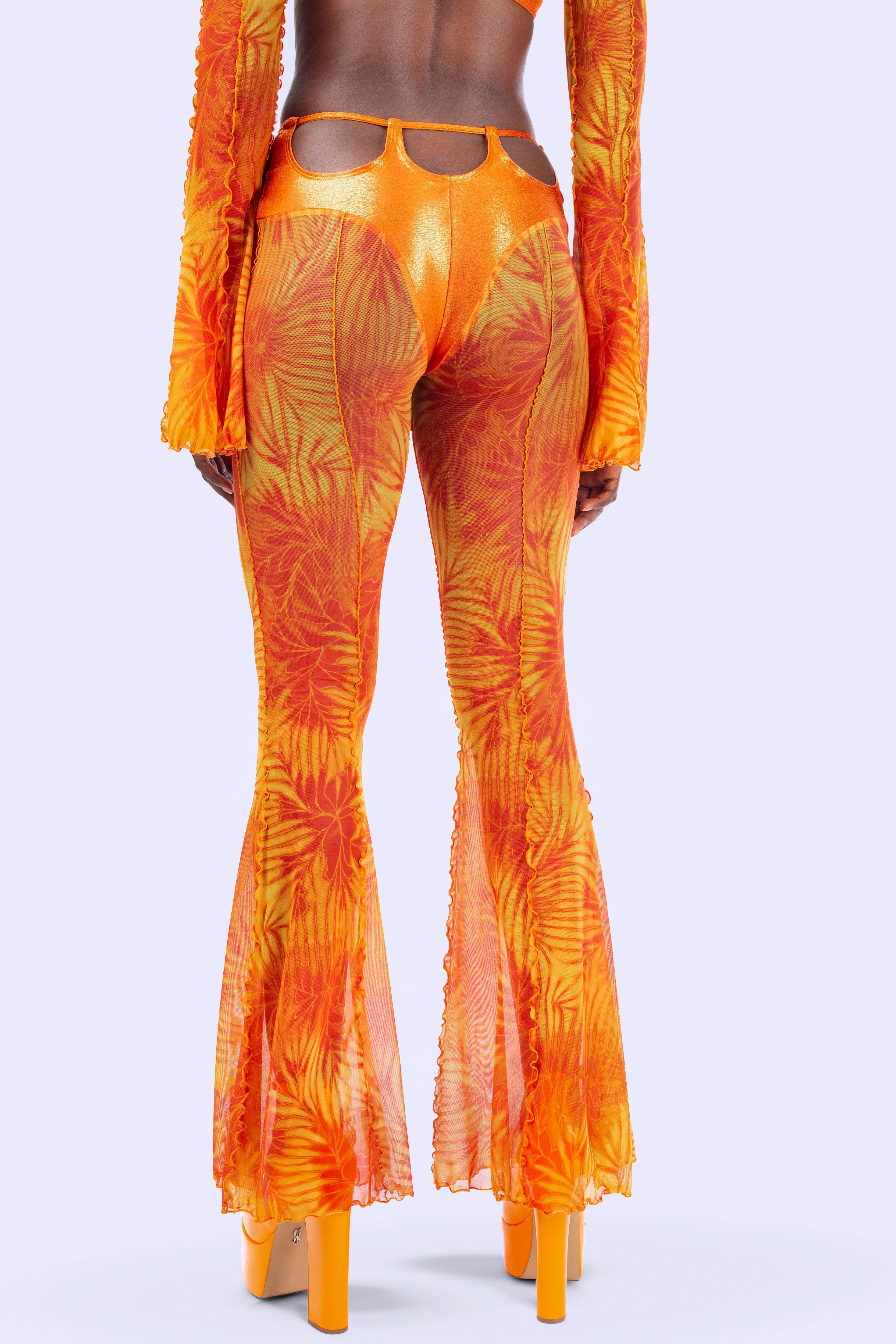 Citrine Bikini Bell Bottoms Pants