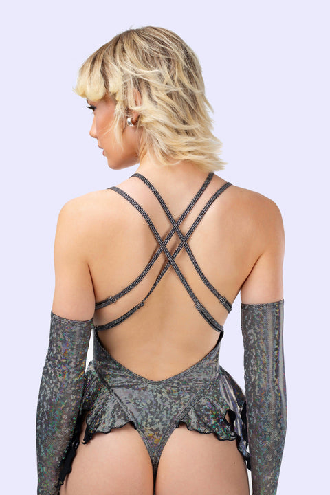 Silvermist Ruffled Bodysuit