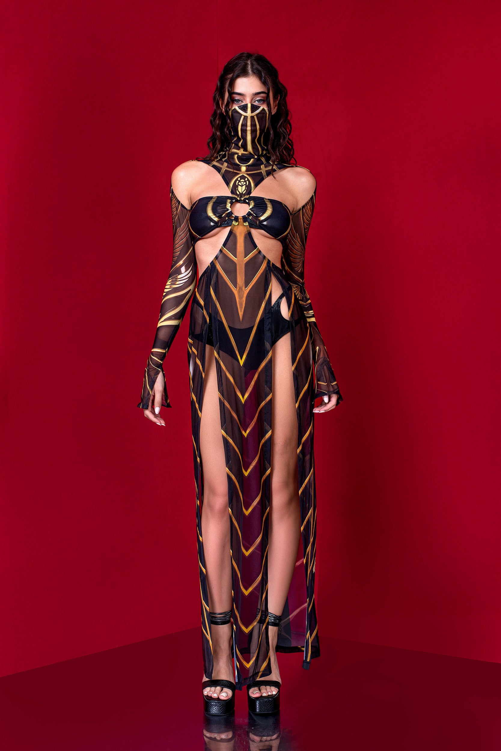 BADINKA Nepthys Maxi Dress Cut-out