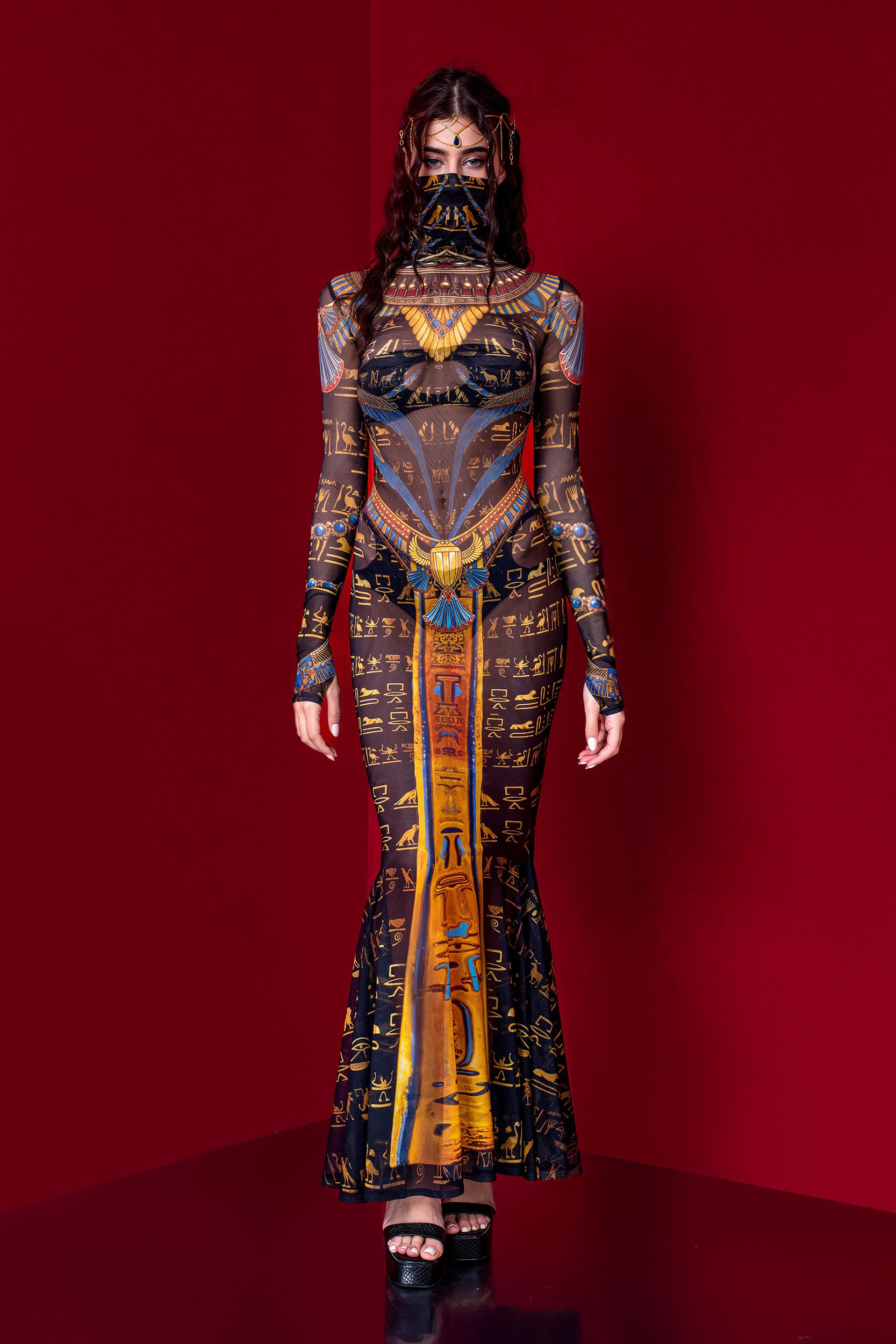 BADINKA Cursed To Rule High Neck Dress 6