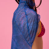 Cold Blooded Mesh Cape