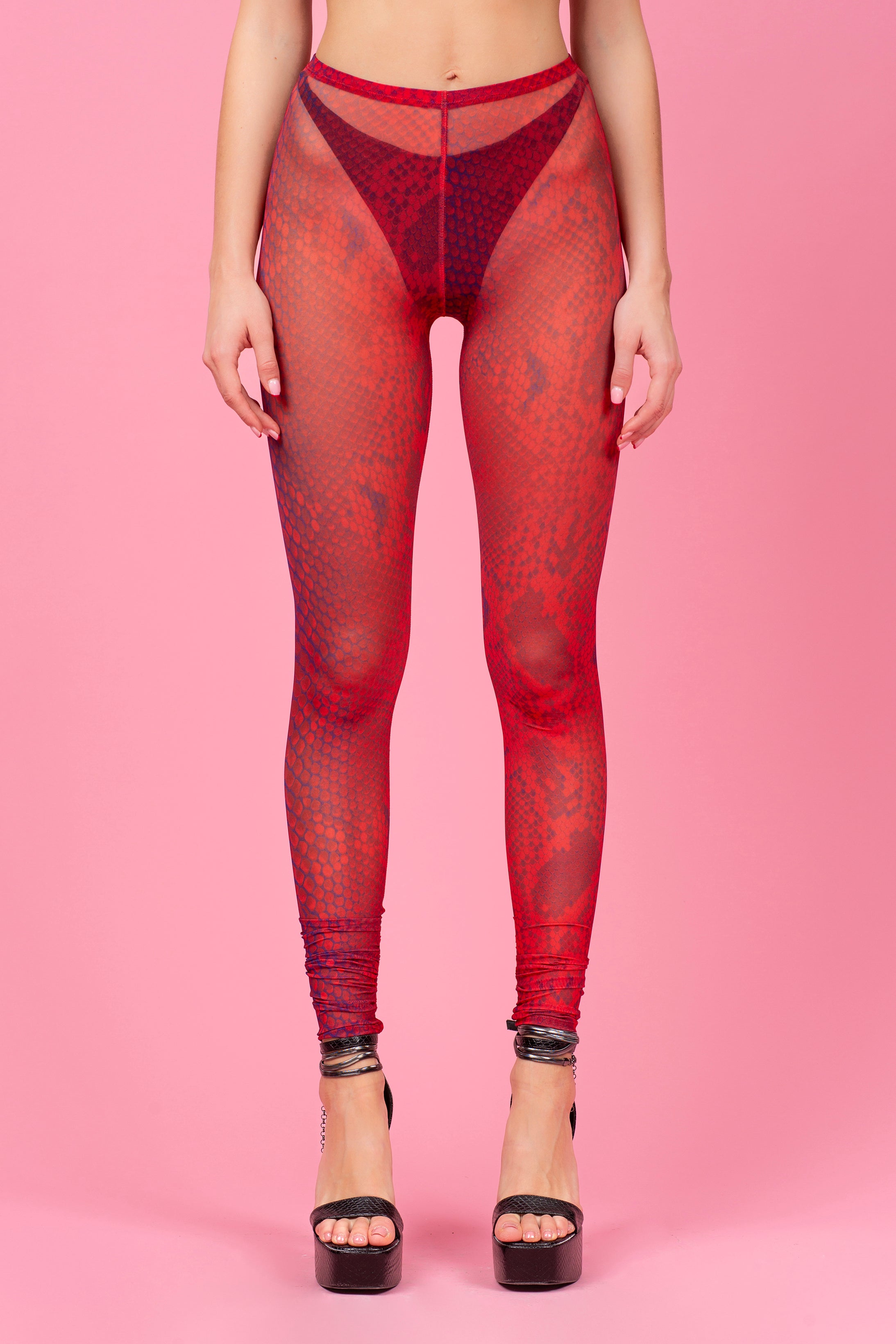 Forbidden Fruit Gathered Leggings - BADINKA