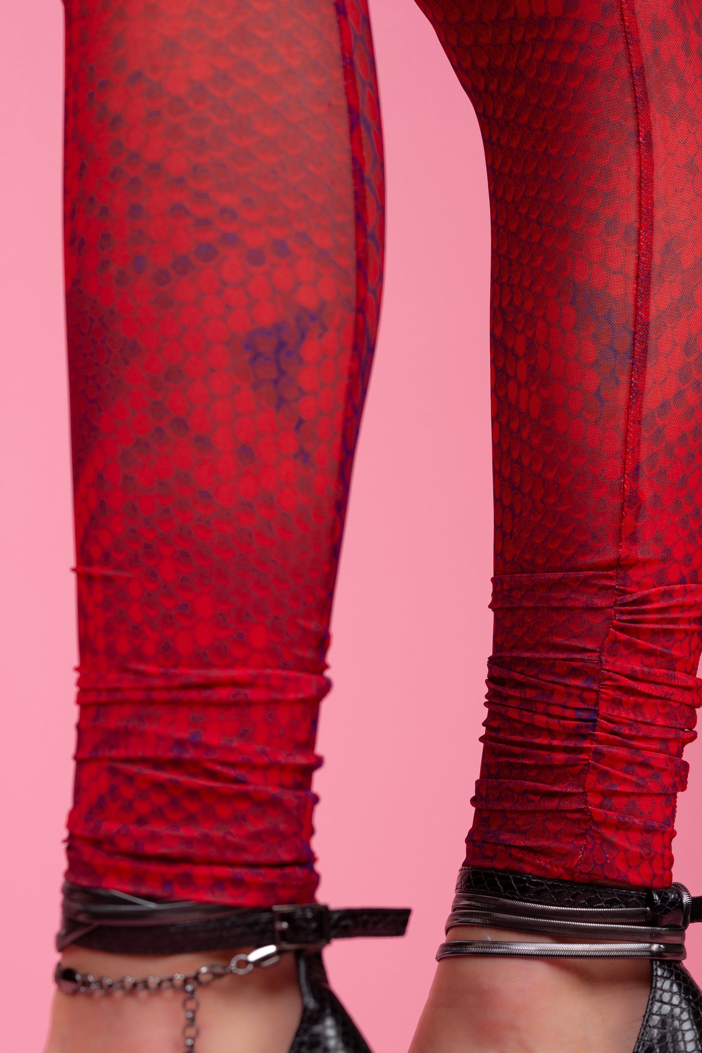 Forbidden Fruit Gathered Leggings - BADINKA