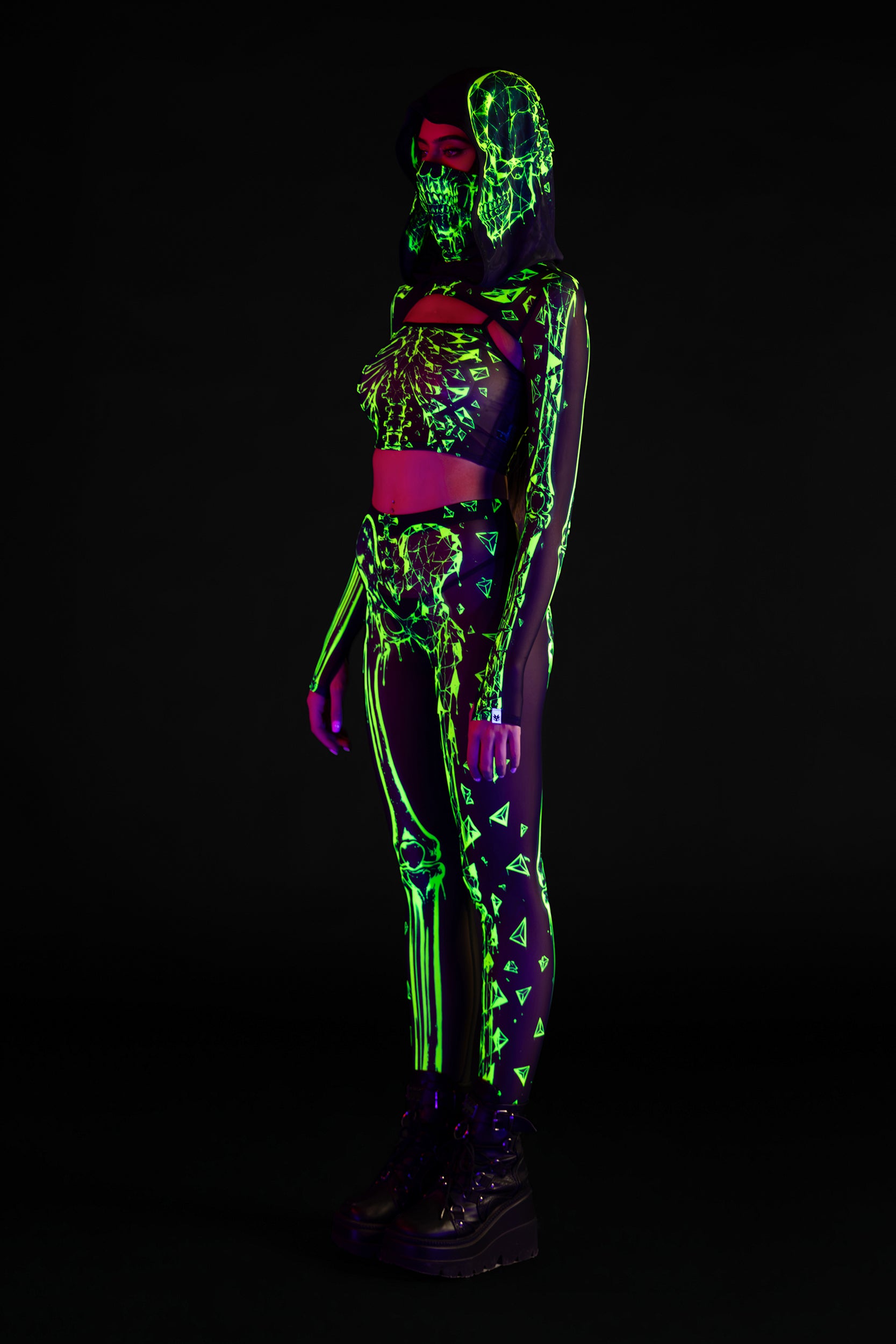 BADINKA Cryo Mesh Leggings Mesh, neon