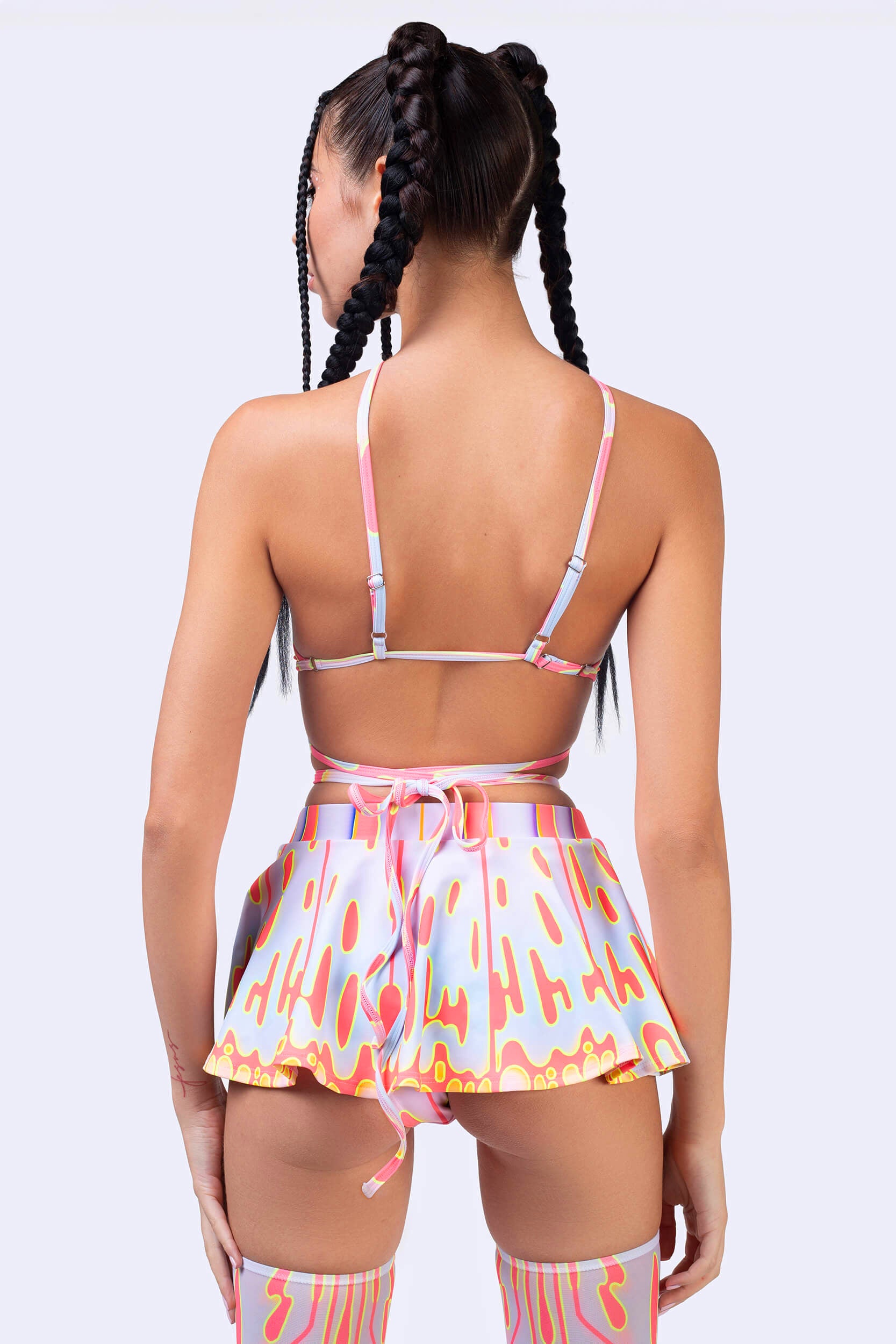 BADINKA Cherry On Top Wrapped Triangle Top Spandex