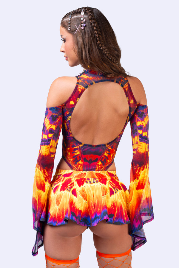 Solar Bloom Micro Skirt