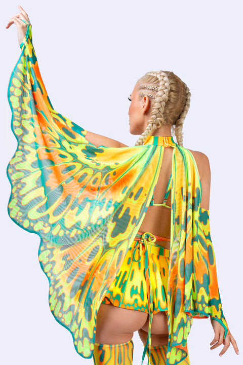 Mango On Top Wrapped Triangle Top