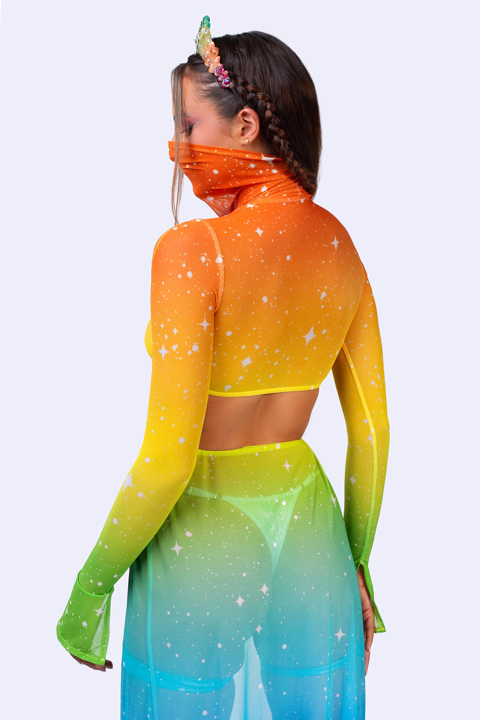 BADINKA Aural Maxi Dress Rainbow