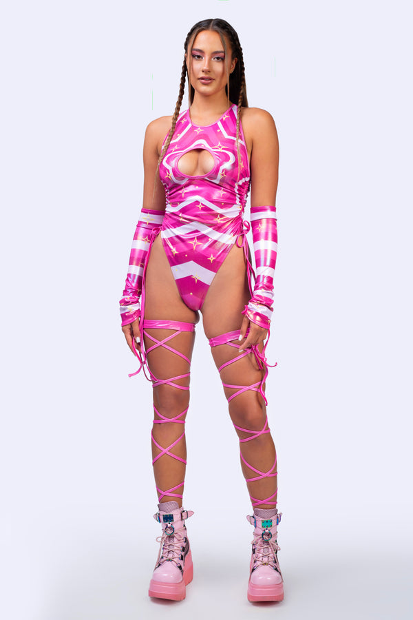 Pretty Please Drawstring Bodysuit