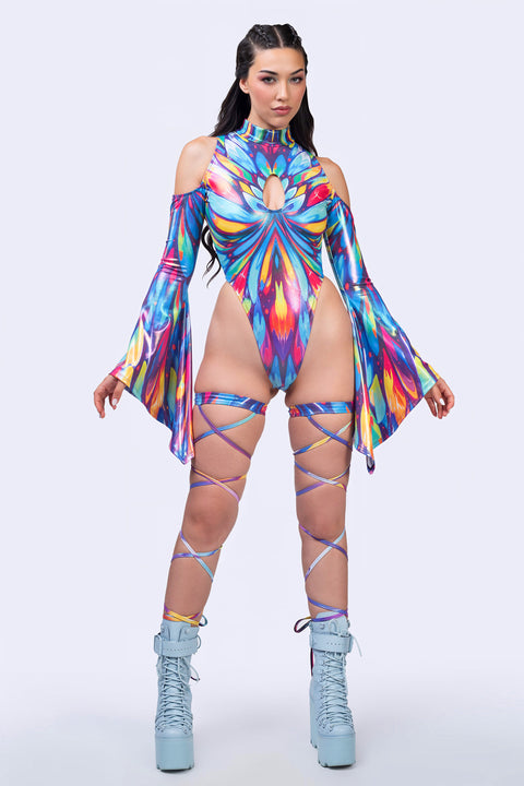 Spotlight Discipline Flared Sleeve Bodysuit