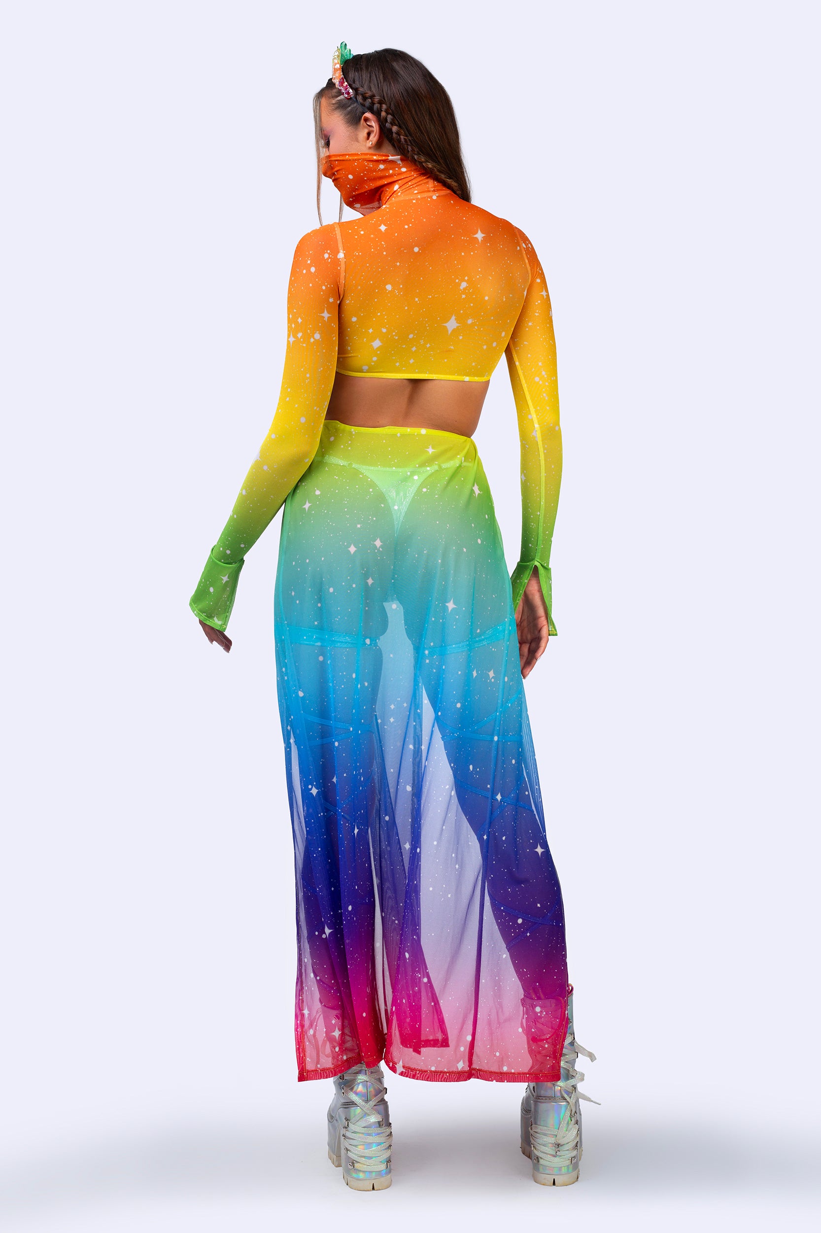 BADINKA Aural Maxi Dress Mesh