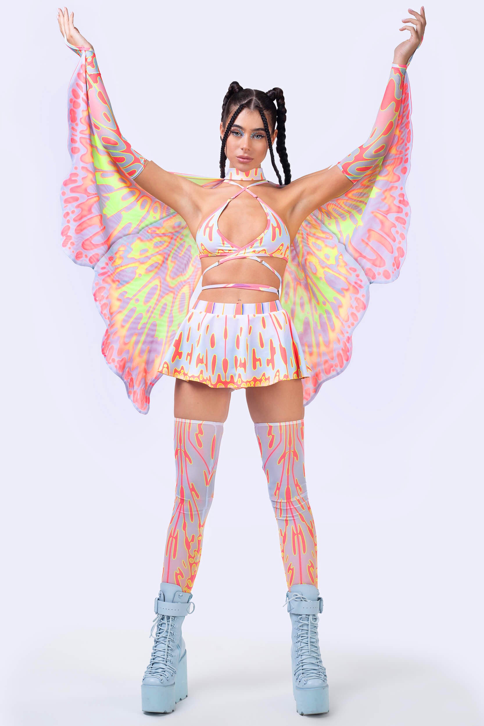 BADINKA Women Cherry On Top Wrapped Triangle Top