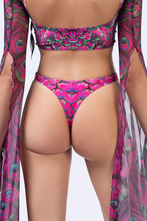 Mystic Peacock Magenta Bikini Bottoms