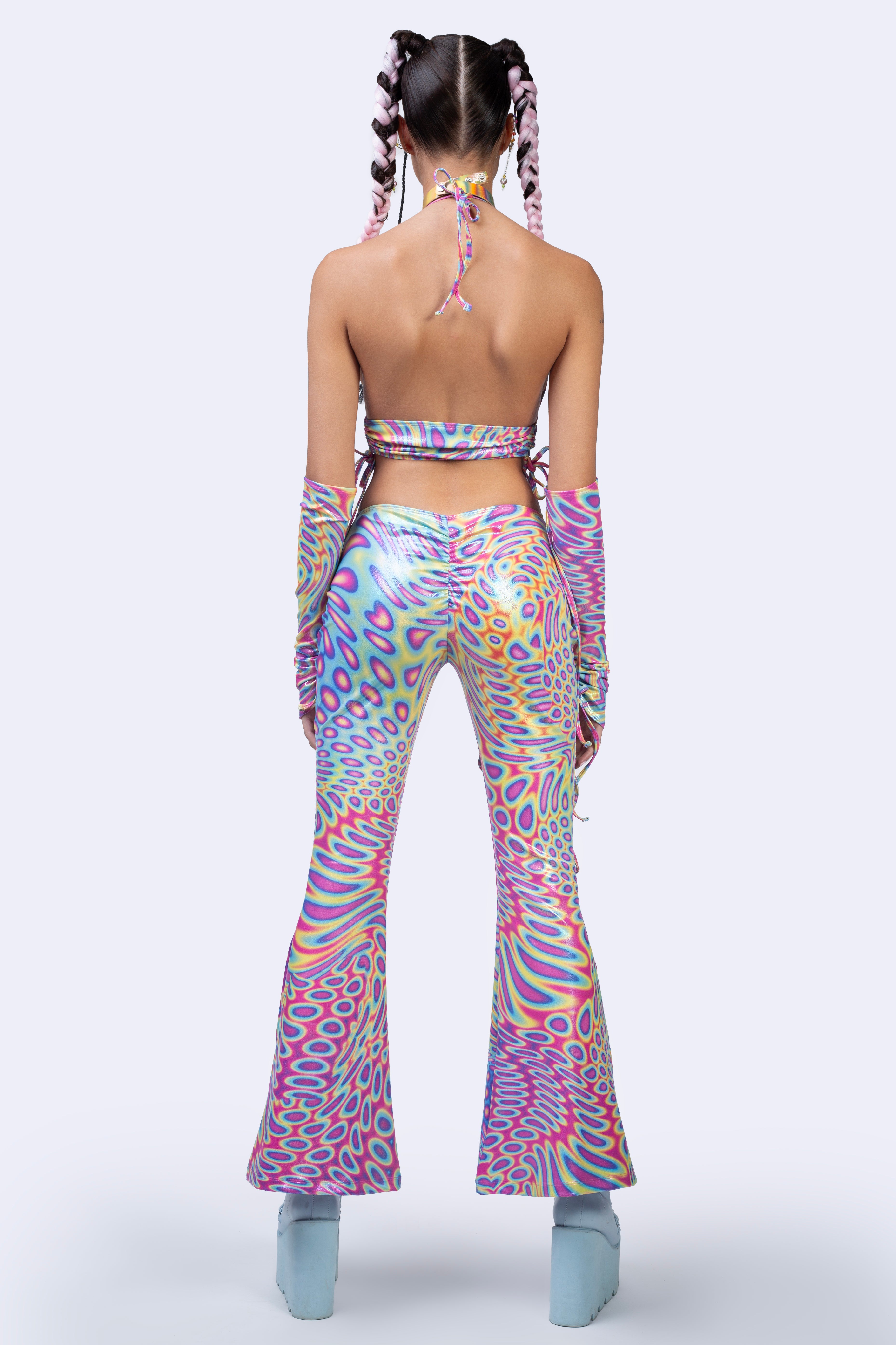 BADINKA Soft Focus Halter Top Shiny