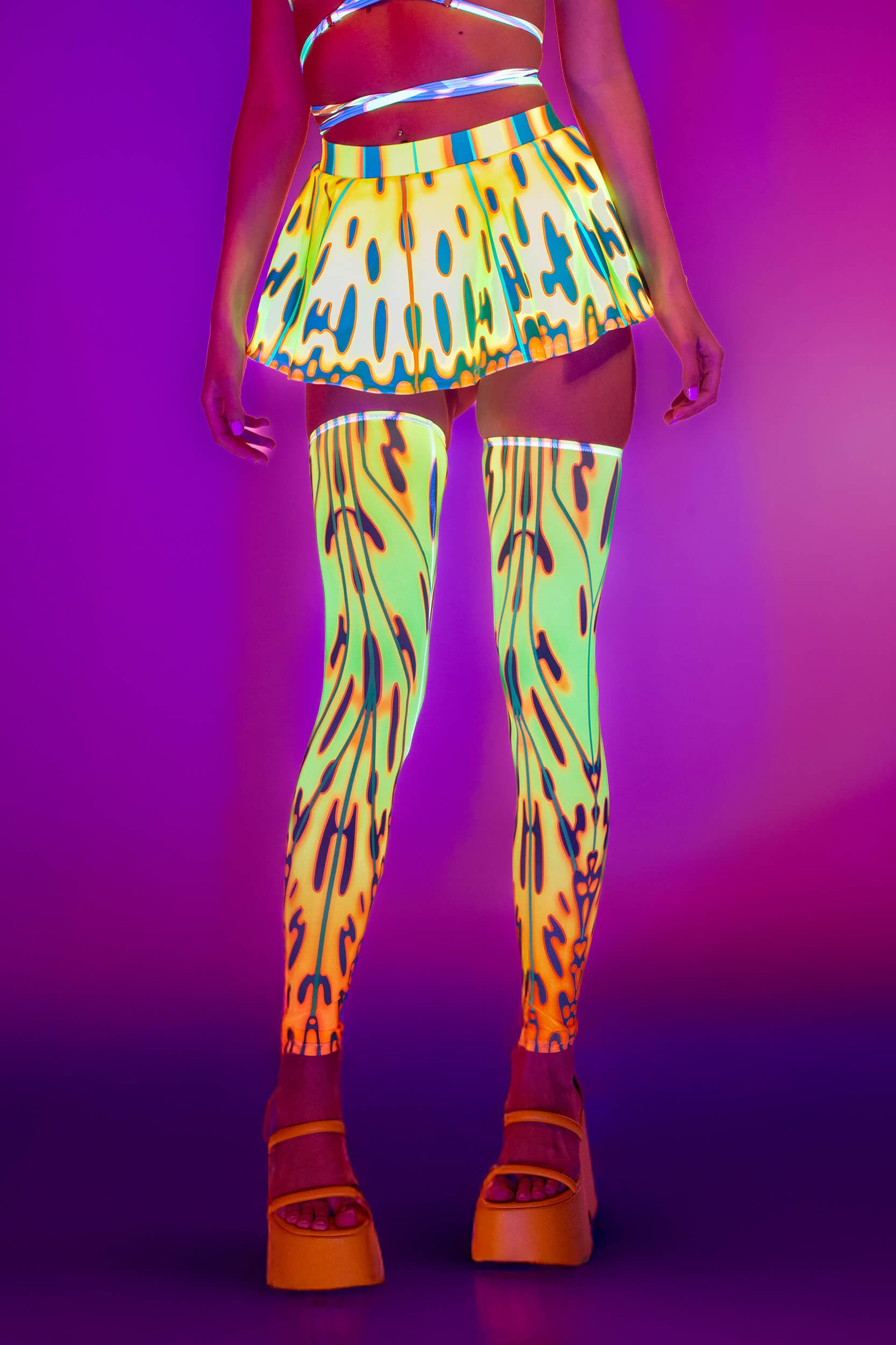 BADINKA Mango On Top Micro Skort Spandex