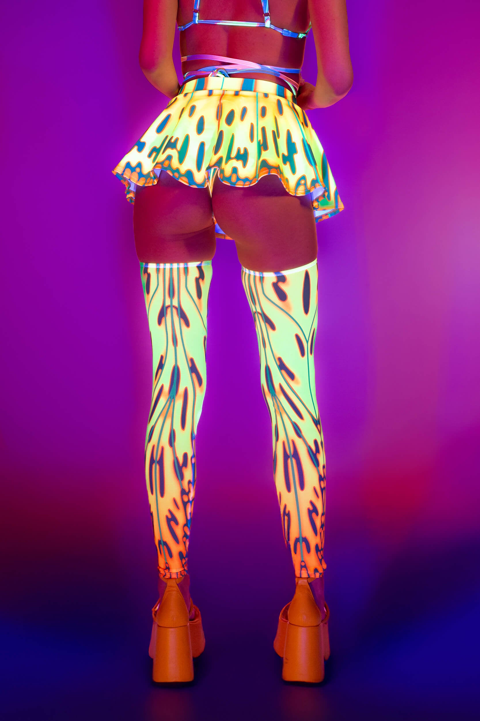 BADINKA Women Mango On Top Micro Skort