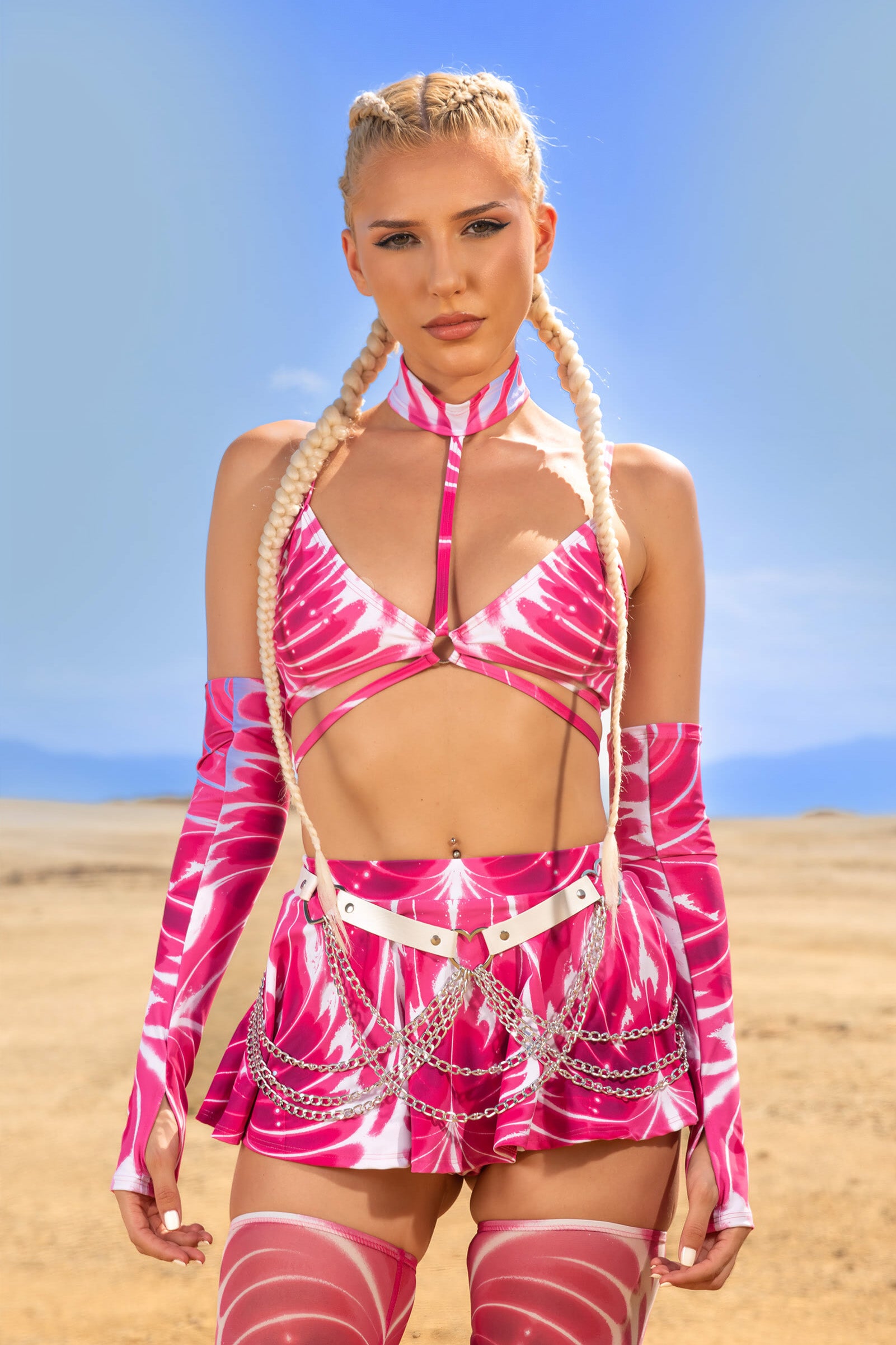 BADINKA Bubblegum Heat Strappy Triangle Top 9