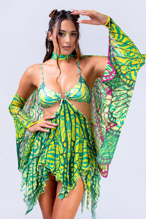 Fragile Beauty Asymmetrical Dress