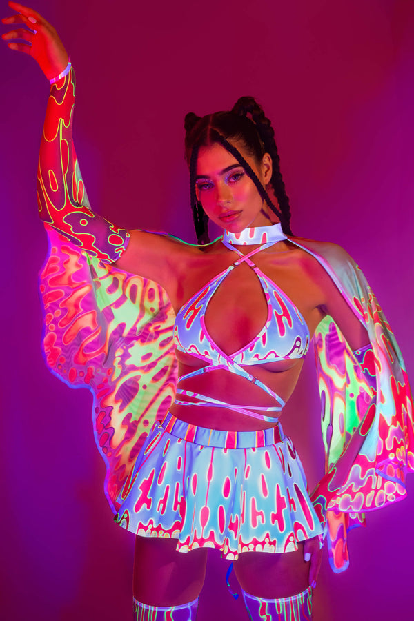 Cherry On Top Wrapped Triangle Top