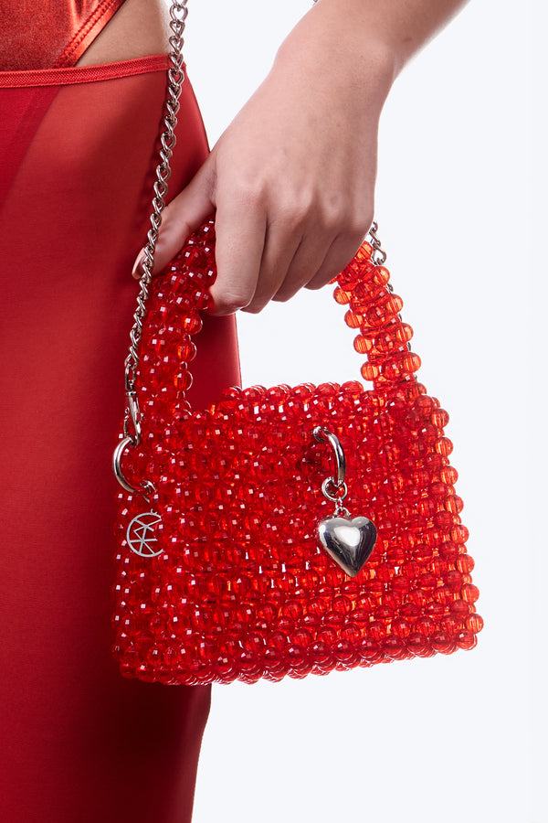 Lovesick handbestickte Mini-Tasche