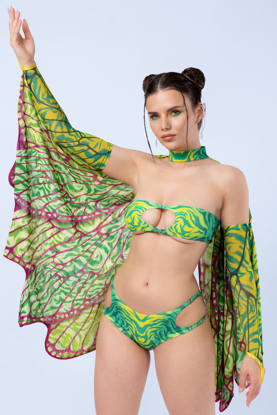Fragile Beauty Keyhole Tube Top