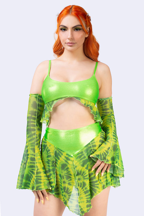 Pixie Ruffle Crop Top