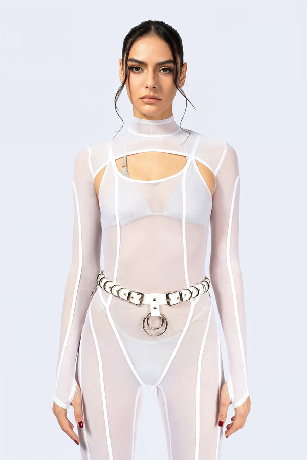 After Dawn 2-Piece Mesh Catsuit