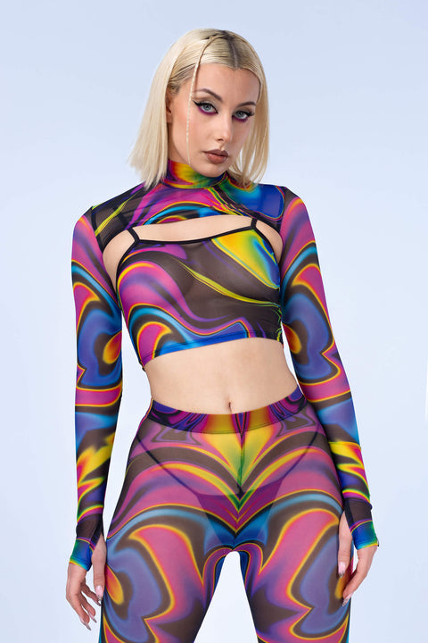 Space Fuel Mesh Rave Set