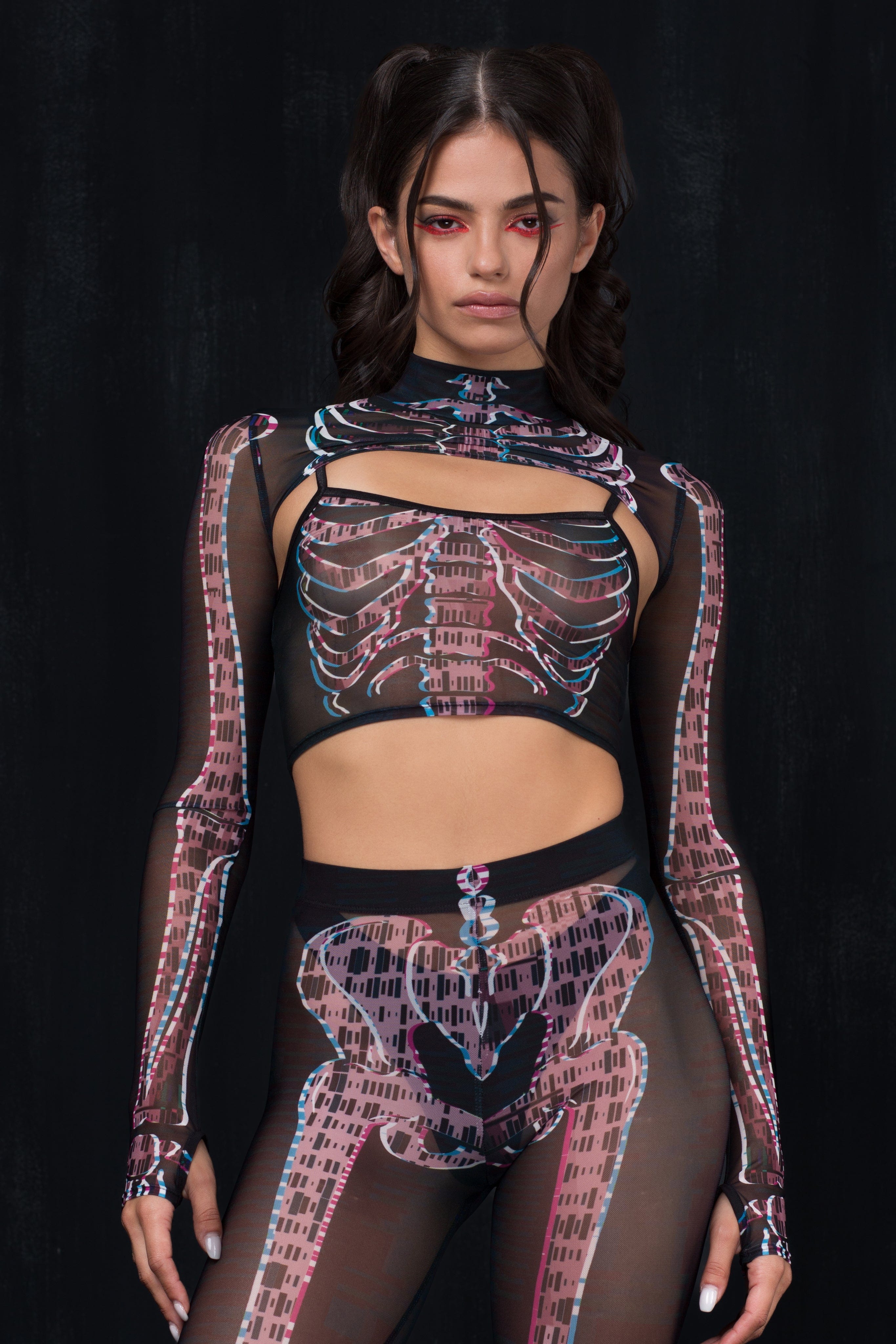 Virtual Delay 2 Piece Shrug Top