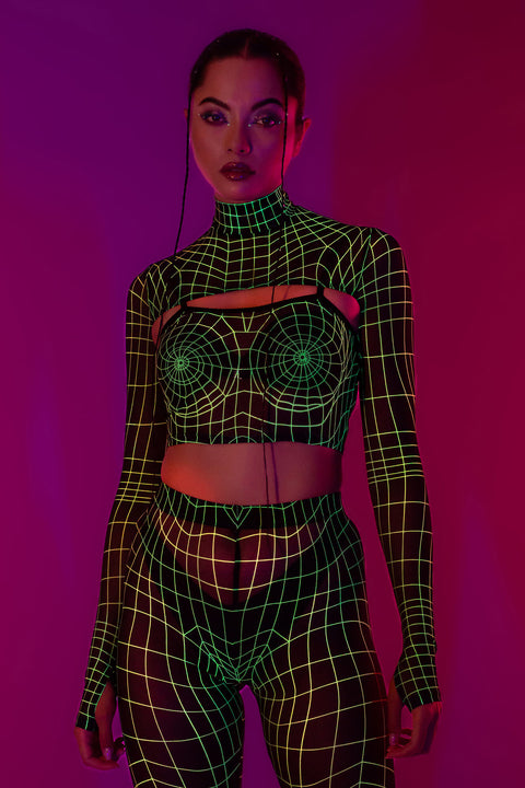 Equilibrium Mesh 2 Piece Shrug