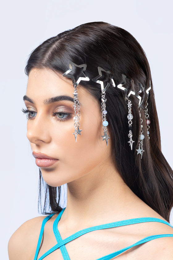 Stardust Charm Hair Clip Set