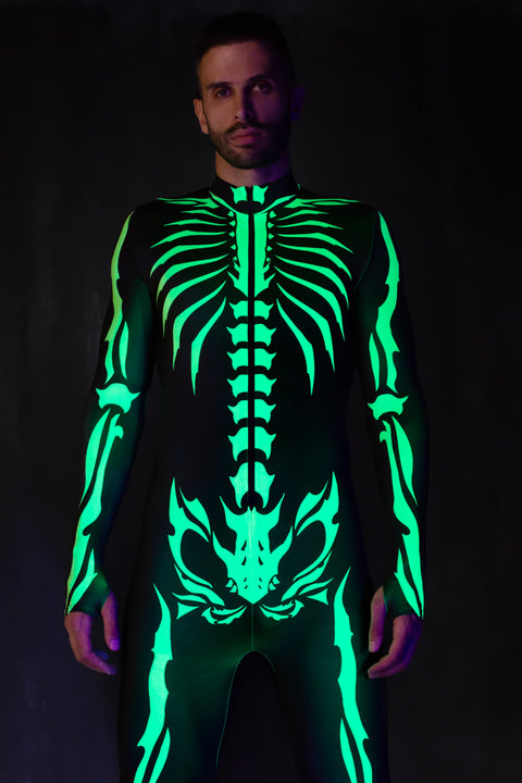 Tribal Remains Green Male Costume