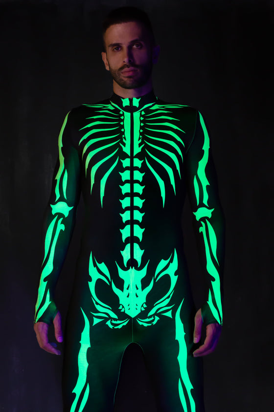 Tribal Remains Green Male Costume