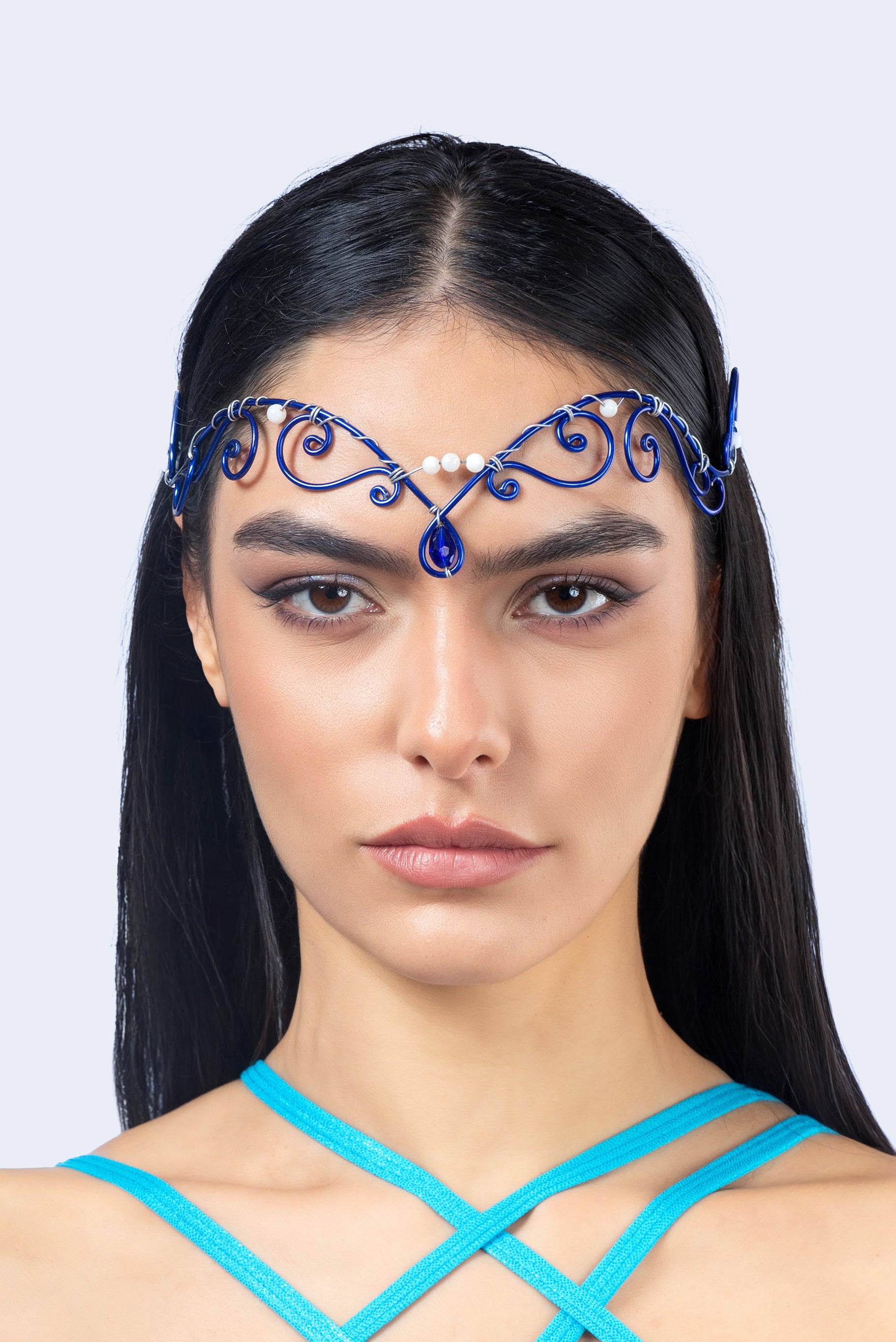 BADINKA Shimmering Tail Wire Tiara