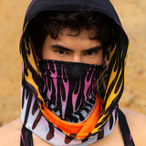 Firestarter Purple Unisex Double Sided Hood