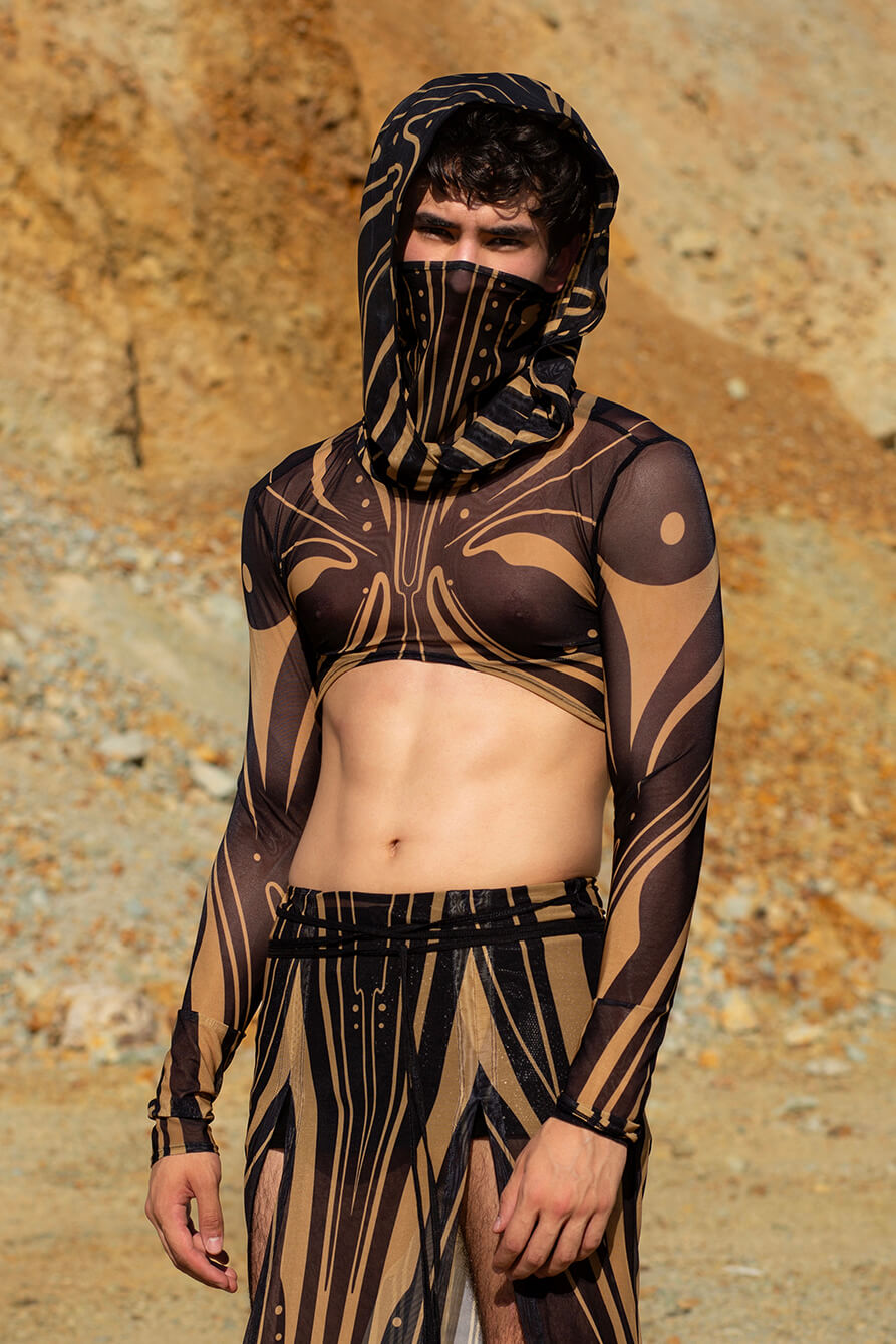 Sand Warrior Male Hooded Top