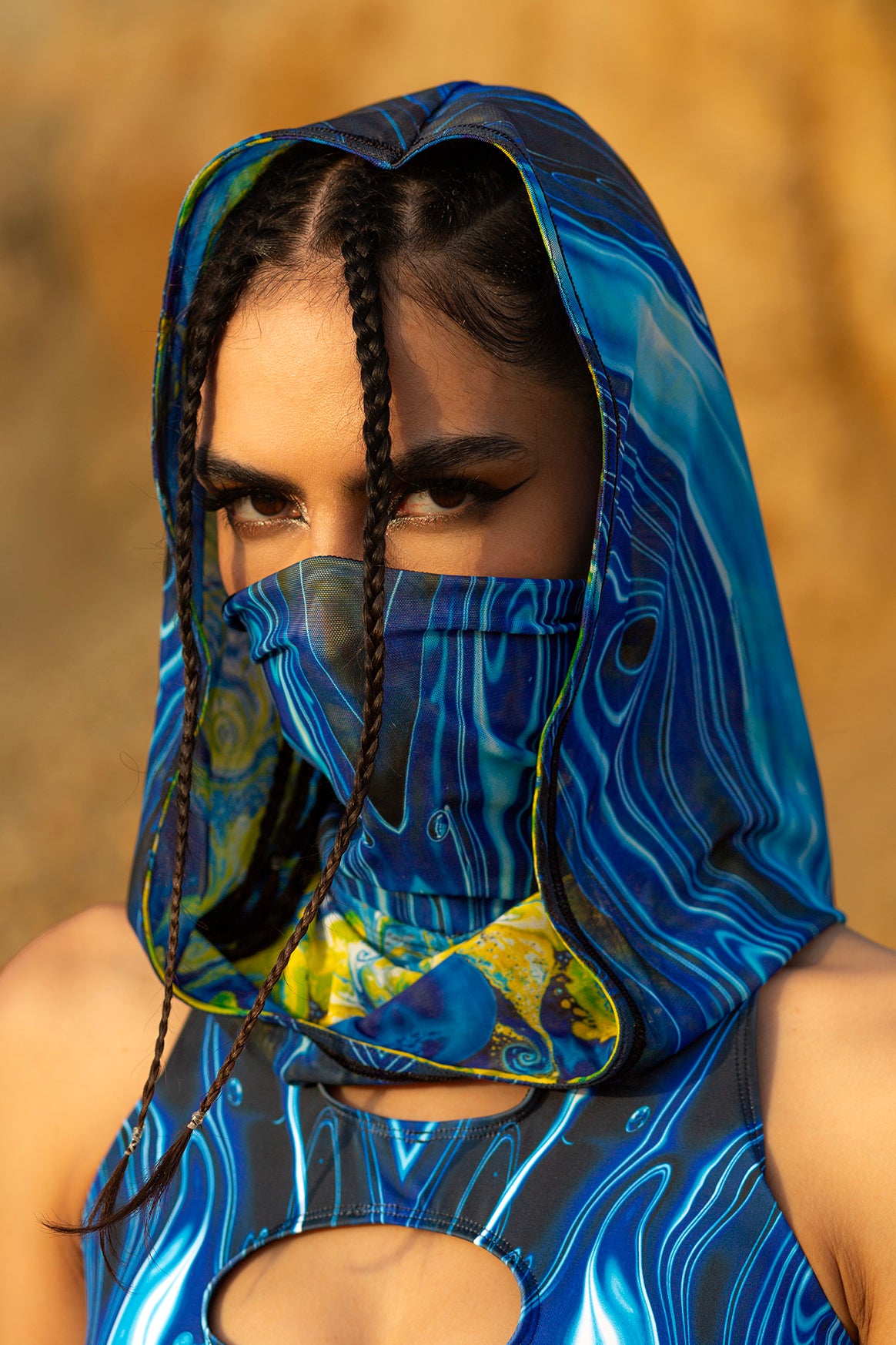 MIKADO B@NDANA Hood Members Only タオル Rave and Festival Hoods | BADINKA
