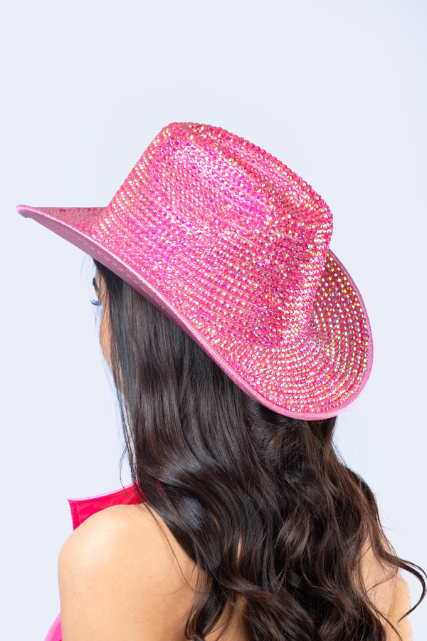 Howdy Pink Bedazzeled Cowboy Hat