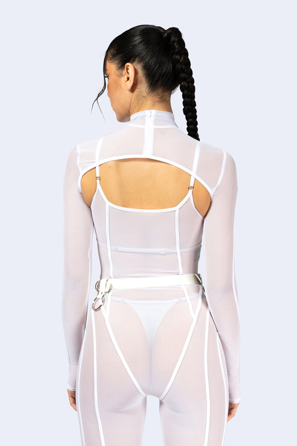 After Dawn 2-Piece Mesh Catsuit