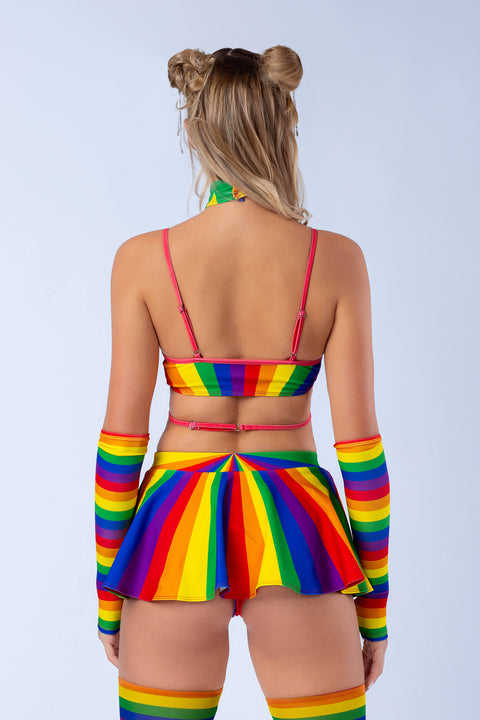 Prism Feel Strappy Triangle Top