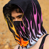 Firestarter Purple Unisex Double Sided Hood