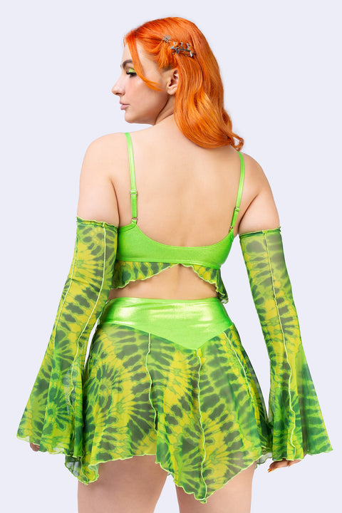 Pixie Ruffle Crop Top