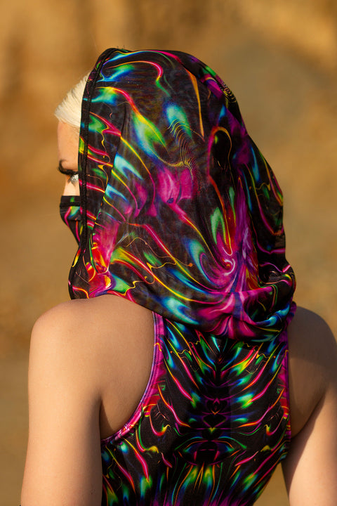 Static Murmur Unisex Double Sided Hood
