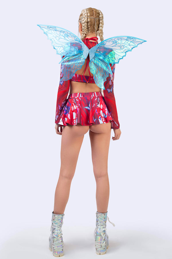 Cut the Cameras Micro Skirt Set