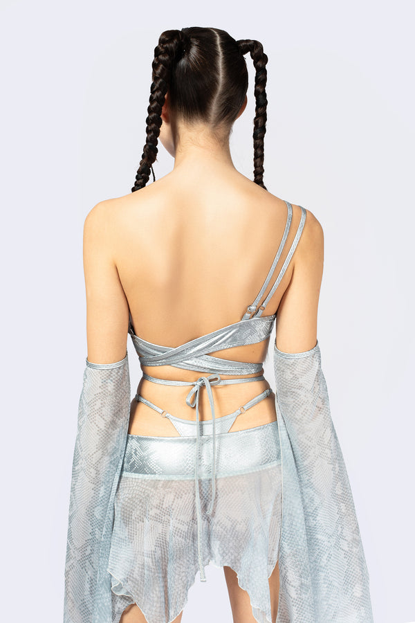 Hard To Get Lace Up Top