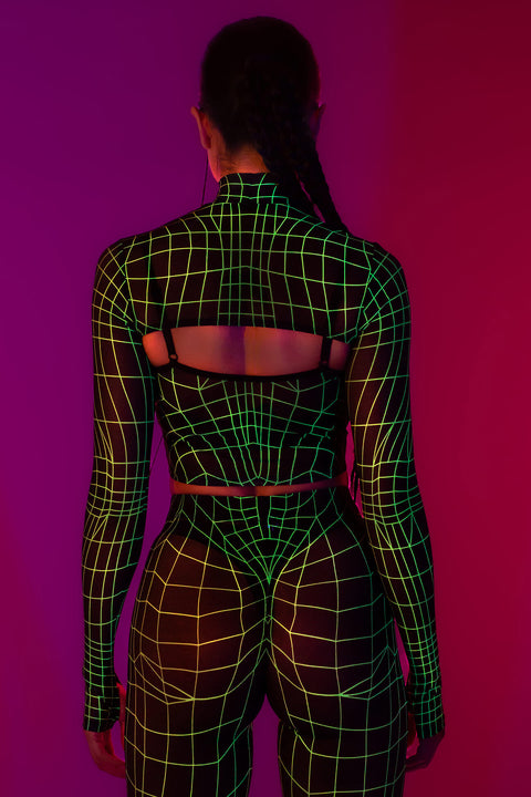 Equilibrium Mesh 2 Piece Shrug