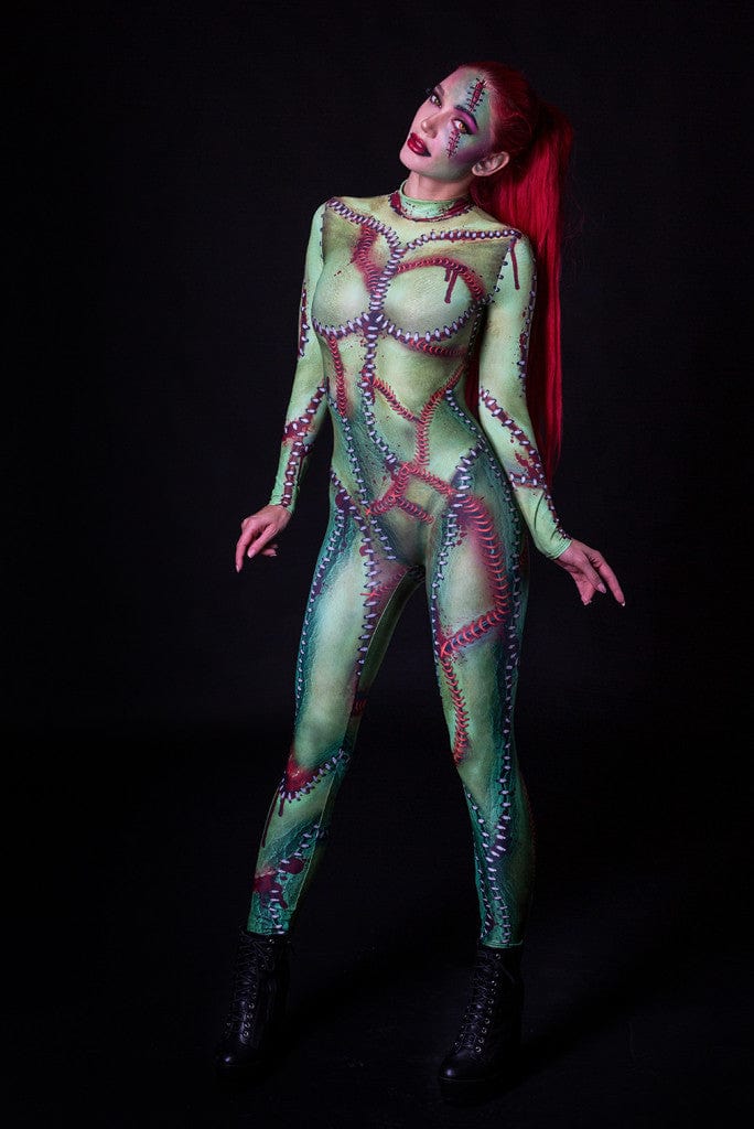 Frankenstein's Bride Costume Bodysuit >> BADINKA